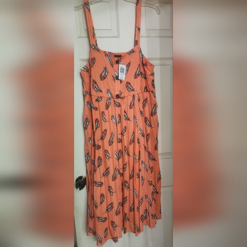 Torrid midi knee length dress size 2. NWT